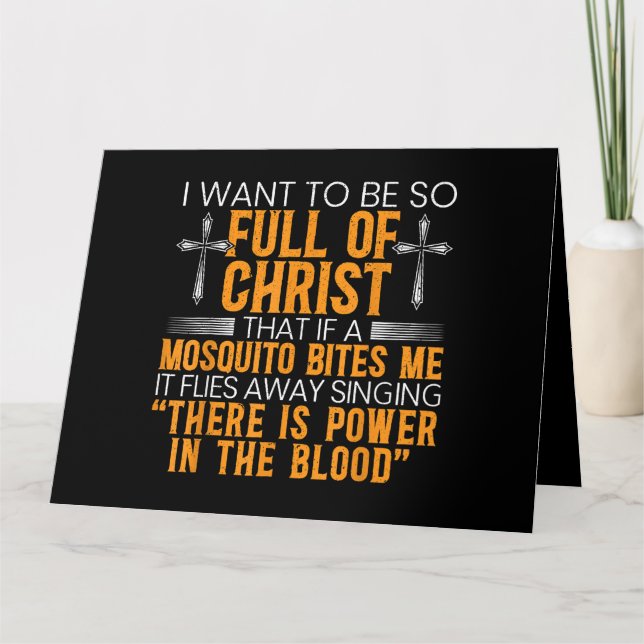 Cartão Engraçado Servidor Religioso Cristão De Deus Fiel (Frente)