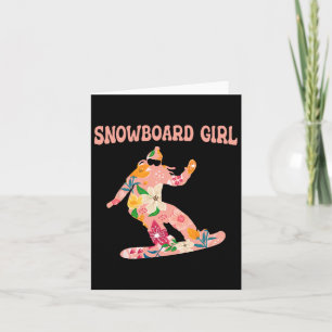 Cartão Engraçado Snowboard Snowboard Winter Sport - Snowb