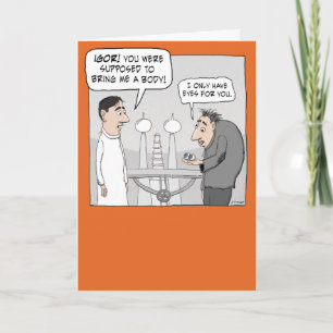 Cartão Engraçado só ter olhos para você no Dia das Bruxas