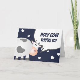 Cartão Engraçado Sobre O Feliz Aniversário Do 70 Hill