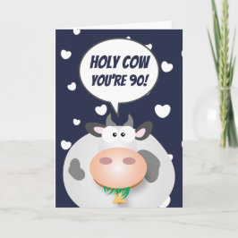 Cartão Engraçado Sobre O Feliz Aniversário Do 90 Hill