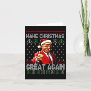 Cartão Engraçado Trump Torne Excelente De Natal Novamente