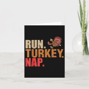 Cartão Engraçado, Turquia Nap Turquia Trot 2024 Ação de G