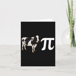 Cartão Engraçado Vaca Pi Day