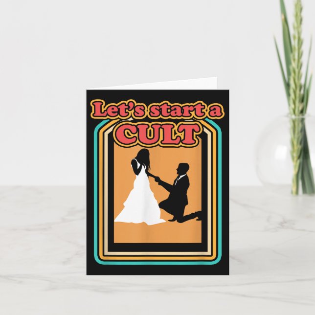 Cartão Engraçado Vamos Começar a Casar com a Noiva do Cas (Frente)