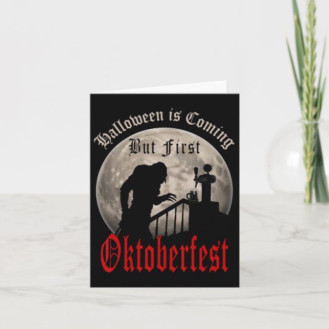 Cartão Engraçado Vampiro Alojou Homens do Conde Drácula (Frente)