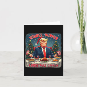 Cartão Engraçado Vencedor Humor Vencedor Janto de Natal M