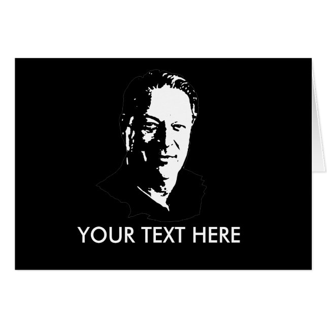 Cartão Engrenagem de Al Gore (Frente Horizontal)