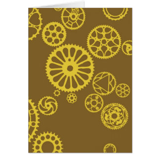 Cartão Engrenagens de engrenagem