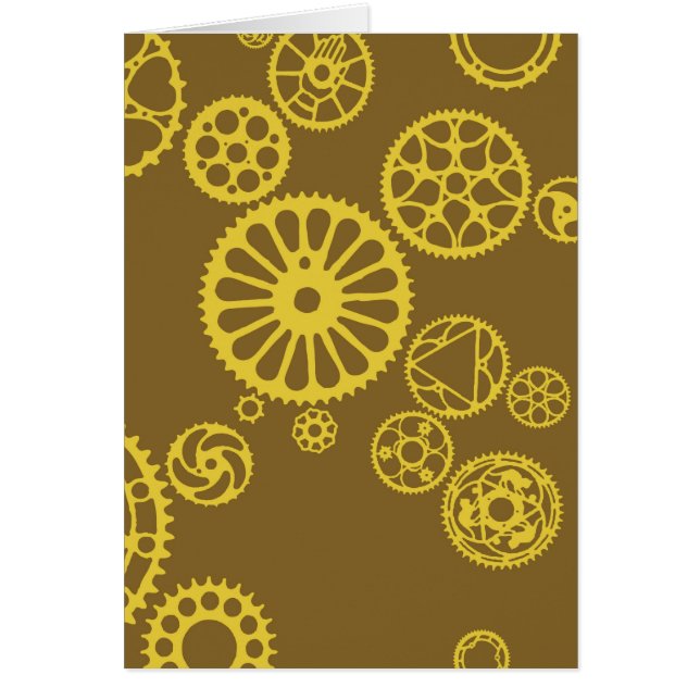Cartão Engrenagens de engrenagem (Frente)