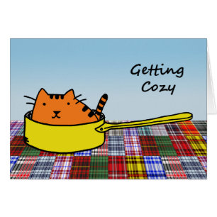 Cartão Enjoo, Gato Laranja, Panorama Amarela