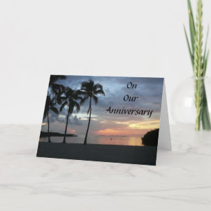 CARTÃO ENJOY OUR ANNIVERSAY-SUNRISE TO SUNSET