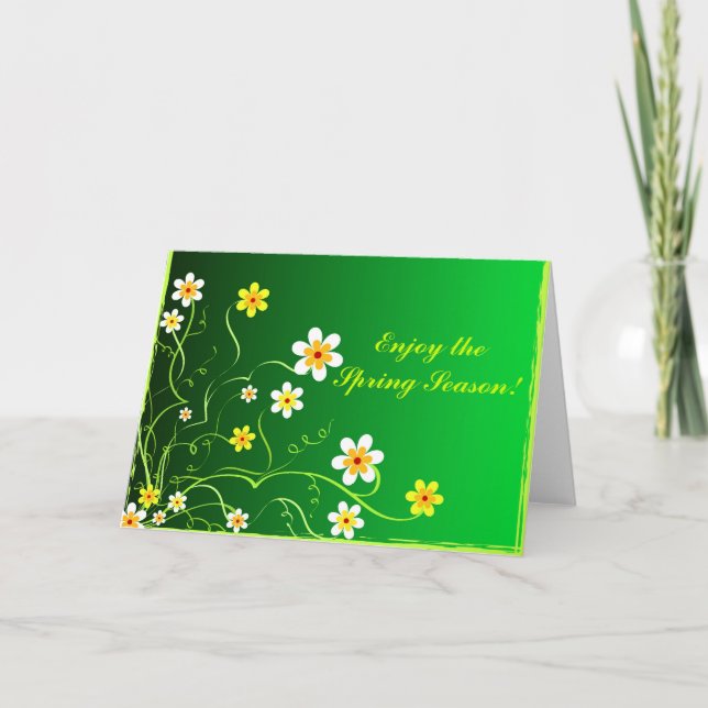 Cartão Enjoy the Spring Season! - Card (Frente)