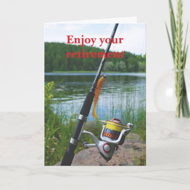 Cartão Enjoy your retirement. (Frente)