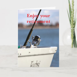 Cartão Enjoy your retirement.