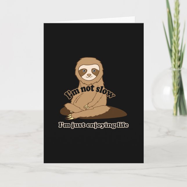 Cartão Enjoying Life (Frente)