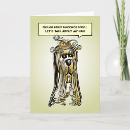 Cartão Enough about pandemics funny