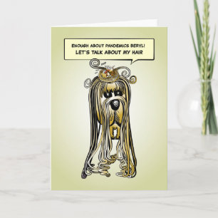 Cartão Enough about pandemics funny