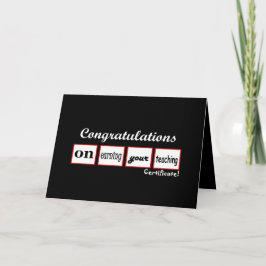 Cartão Ensinando Parabéns DE NOME PERSONALIZADO DO Certif