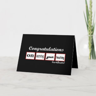 Cartão Ensinando Parabéns DE NOME PERSONALIZADO DO Certif