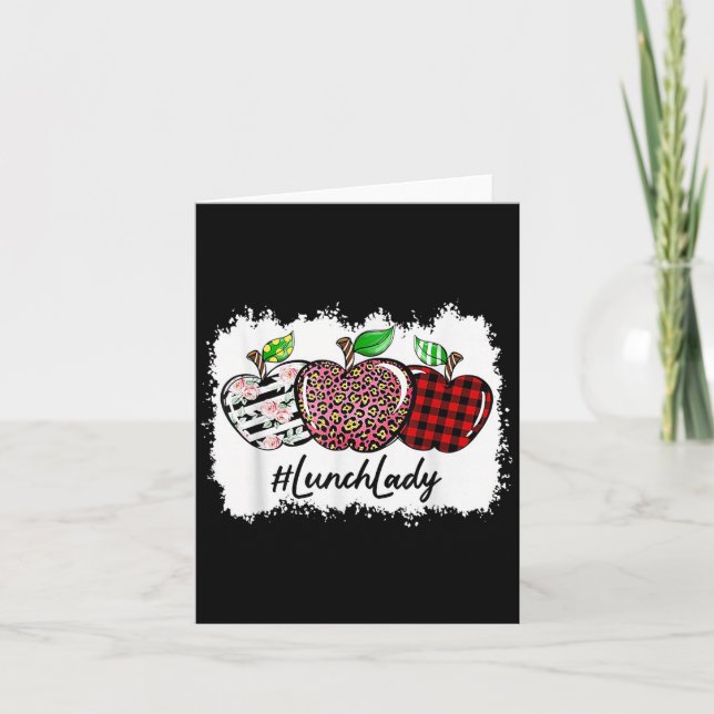 Cartão Ensine Amor Insre Senhora Almoço Leopardo Vermelho (Frente)