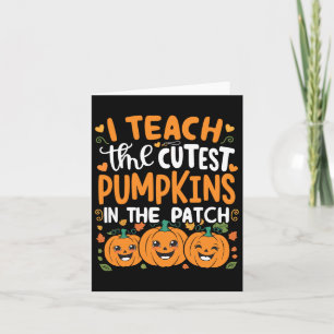 Cartão Ensino Os Pumpkins Mais Bonitos No Dia Das Bruxas