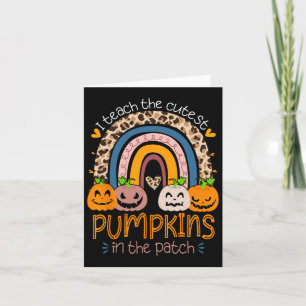 Cartão Ensino Os Pumpkins Mais Bonitos No Professor De Pa