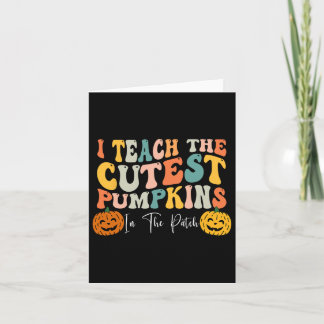 Cartão Ensino Os Pumpkins Mais Bonitos No Professor De Pa