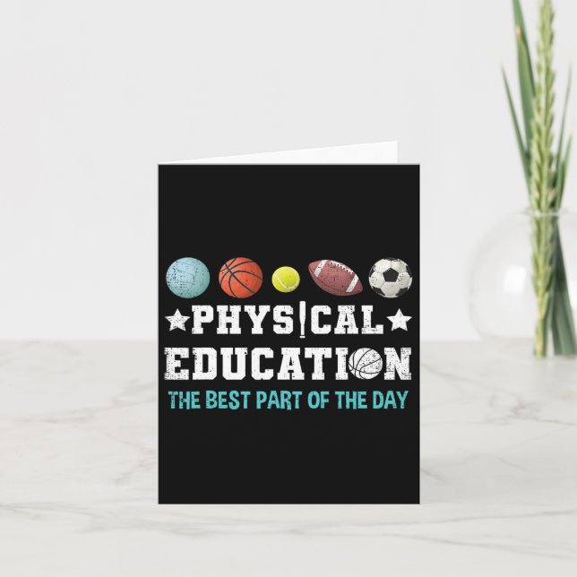 Cartão Ensino Pe Professor Forte Escola P.e. Professora (Frente)