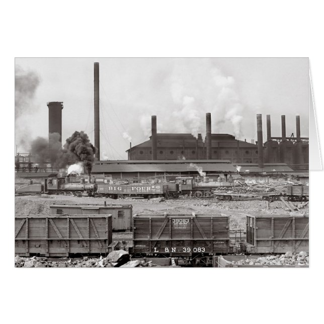 Cartão Ensley Iron Works, 1906 (Frente Horizontal)