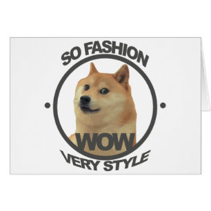 Cartão Então Moda, Doge