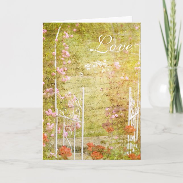 Cartão Enter the Garden (Frente)