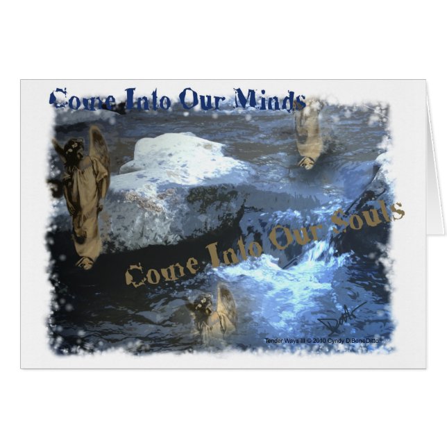 Cartão Entra em nossas mentes e entra em nossas almas (Frente Horizontal)