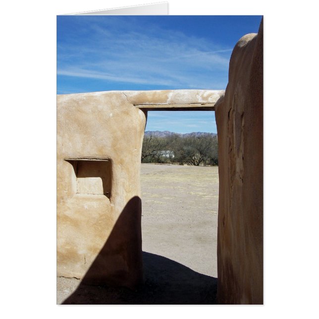 Cartão Entrada de Tumacacori (Frente)