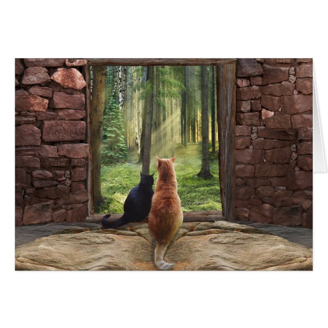 Cartão Entrada em para sempre (Frente Horizontal)