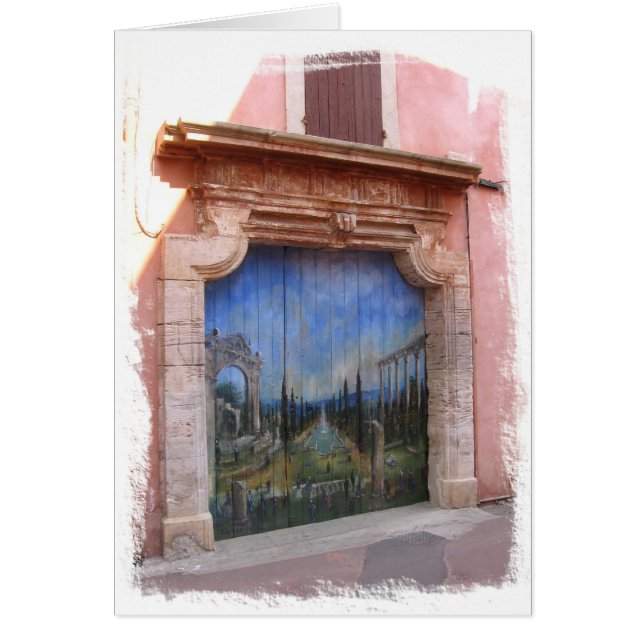 Cartão Entrada em Roussillon (Frente)