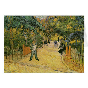 Cartão Entrada, Parque Público de Arles Van Gogh Belas A