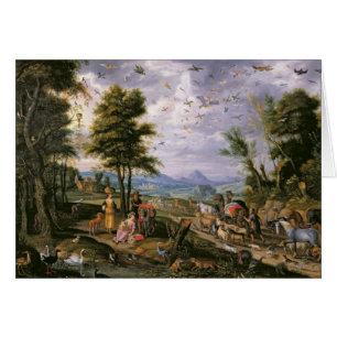 Cartão Entrando na arca