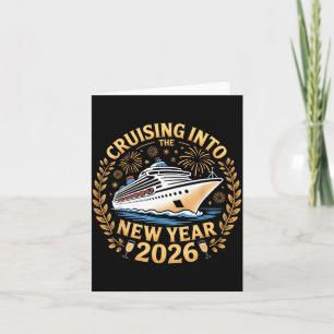 Cartão Entrando no Ano Novo 2026 Feliz Ano Novo 202