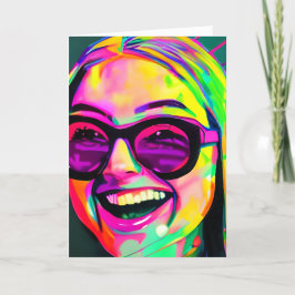 Cartão Entrando nos Giggles | Amizade