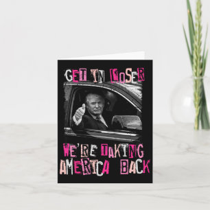 Cartão Entre, Perdedor, Vamos Recuperar a América Trump 2