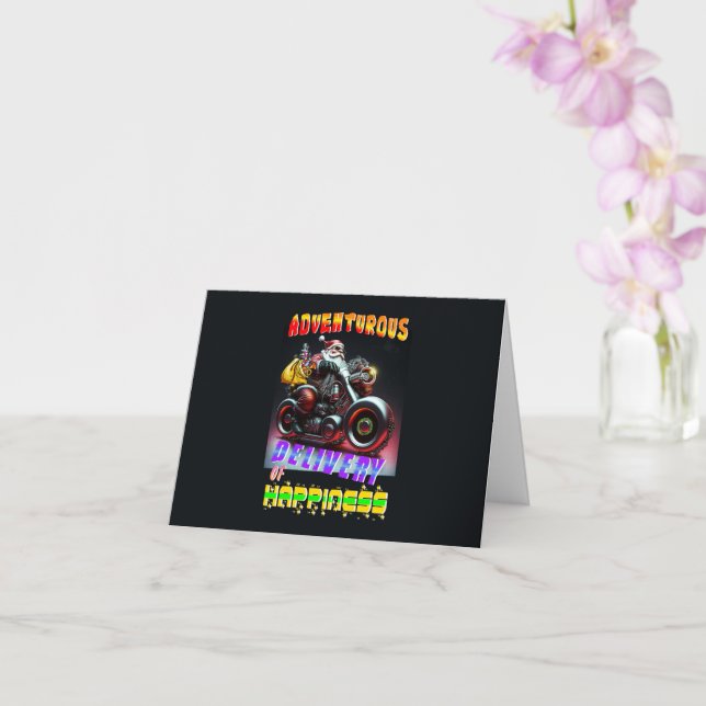 Cartão Entrega Aventureira de Felicidade (Orquídea)