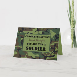 Cartão Entrega Personalizada do Exército