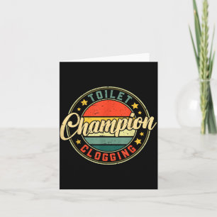 Cartão Entupimento de Vaso Chamon