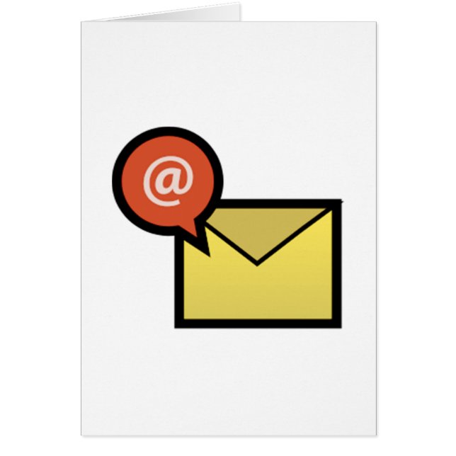 Cartão Envelope do email (Frente)