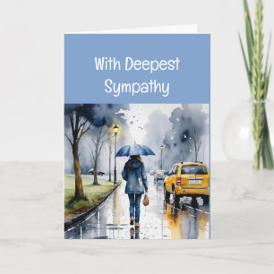 Cartão Enviando Amor e Orações Simpatia Tempo de Perda