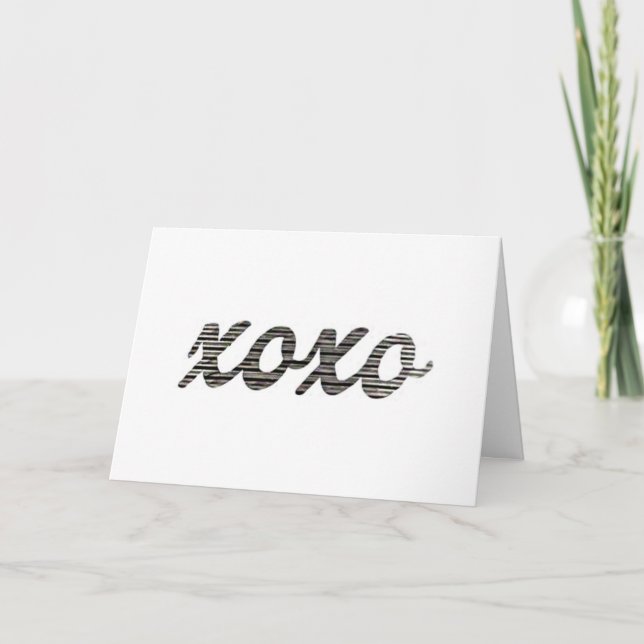 CARTÃO ENVIANDO BEIJOS E ABRAÇOS PARA O QUE SINTO FALTA T (Frente)