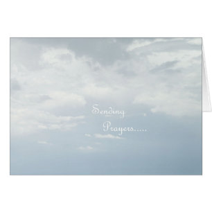 Cartão Enviando orações