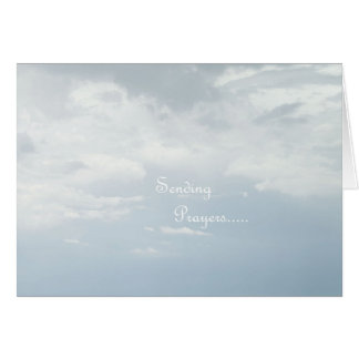 Cartão Enviando orações