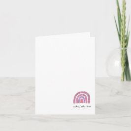 Cartão "Enviando Poeira Bebê" Infertilidade/Apoio IVF